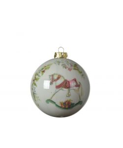 Sfera decorazione cavallo a dondolo