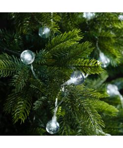 Lumineo Catena Luminosa di Natale 60 LED Cherry XL Bianco Freddo - 9 m