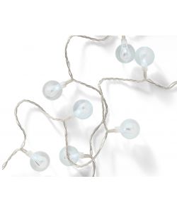 Lumineo Catena Luminosa di Natale 60 LED Cherry XL Bianco Freddo - 9 m