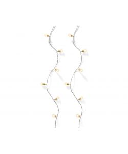 Lumineo Luci Natalizie LED Bianco Caldo Vintage  - 18 m