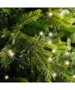 Luci per albero 96 LED bianco caldo