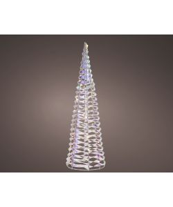 Lumineo LED Cone Blu - Luminoso con Timer e LED - 80 cm