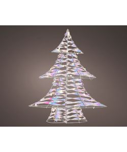Lumineo LED Albero Blu - Elegante Decorazione con Timer - 40cm