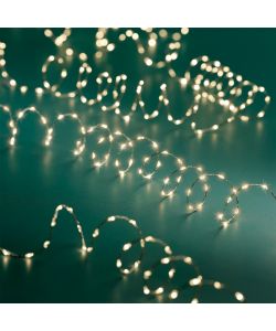 Lumineo Luci Natalizie 567 LED Extra Dense - Bianco Caldo - 9 m