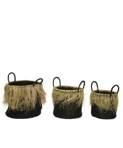 Cesta con manici Nera