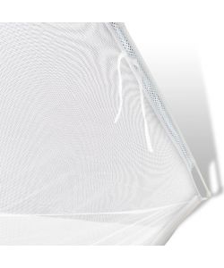 Tenda da Campeggio 200x180x150 cm in Fibra di Vetro Bianca