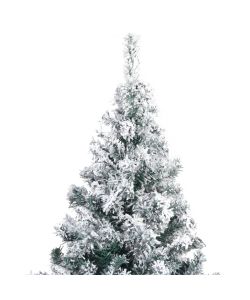 Albero di Natale Artificiale con Neve Verde 180 cm PVC