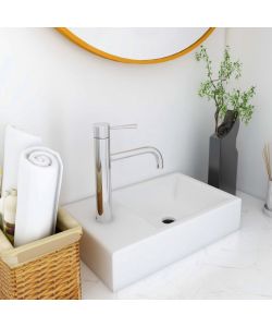 Lavabo 400x220x90 mm in SMC Bianco