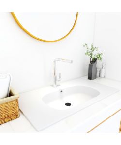 Lavabo da Incasso 605x460x105 mm in SMC Bianco