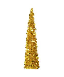 Albero di Natale Artificiale Apribile Oro 150 cm PET