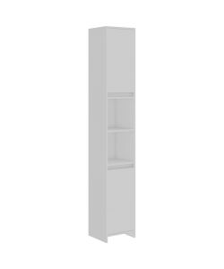Armadio da Bagno Bianco 30x30x183,5 cm in Truciolato