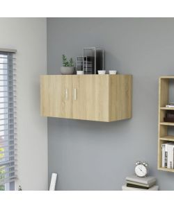 Armadietto da Parete Rovere Sonoma 80x39x40 cm in Truciolato
