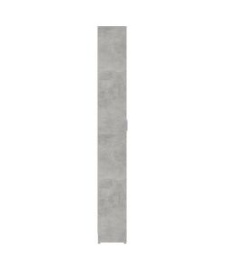 vidaXL Armadio per Ingresso Grigio Cemento 55x25x189 cm