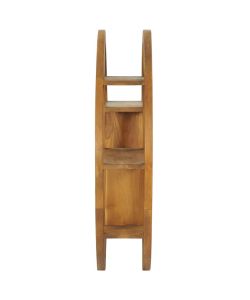Mensola Yin Yang 80x17,5x80 cm in Legno Massello di Teak