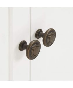 vidaXL Armadietto ad Angolo in Rovere e Acacia - 80x33,5x78 cm Marrone