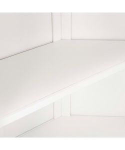 vidaXL Armadietto ad Angolo in Rovere e Acacia - 80x33,5x78 cm Marrone