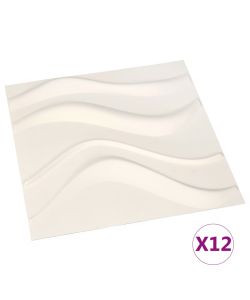 Pannelli a Parete 3D 12 pz 0,5x0,5 m 3 mq 146289