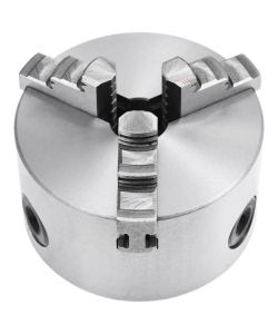 Mandrino per Tornio a 3 Griffe Autocentrante 100 mm in Acciaio