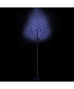 Albero di Natale 600 LED Luce Blu Ciliegio in Fiore 300 cm