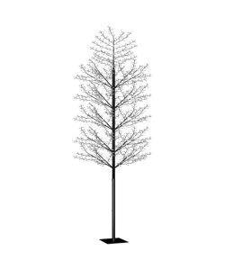Albero di Natale 2000 LED Bianco Freddo Ciliegio in Fiore 500cm