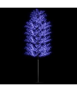 Albero di Natale 2000 LED Blu Ciliegio in Fiore 500cm