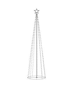 Albero di Natale a Cono con 400 LED Colorati 100x360 cm