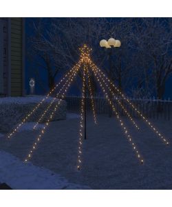 Albero di Natale Cascata Luci LED Interni Esterni 400 LED 2,5 m