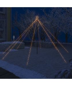 Albero di Natale Cascata Luci LED Interni Esterni 576 LED 3,6 m