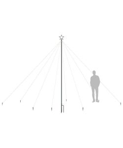 Albero di Natale Cascata Luci LED Interni Esterni 576 LED 3,6 m