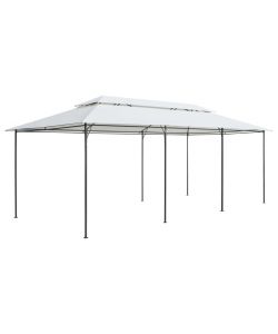 Gazebo 600x298x270 cm Bianco 180g/m
