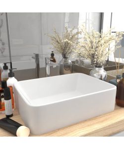 Lavandino Luxury Bianco Opaco 41x30x12 cm in Ceramica