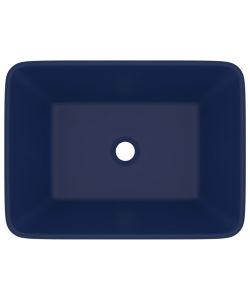 Lavandino Luxury Blu Scuro Opaco 41x30x12 cm in Ceramica