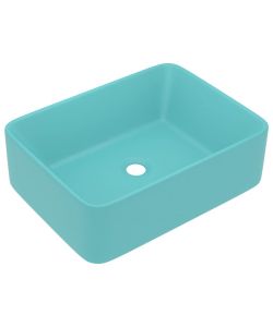 Lavandino Luxury Turchese Opaco 41x30x12 cm in Ceramica