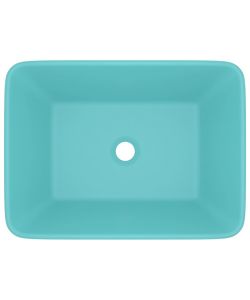 Lavandino Luxury Turchese Opaco 41x30x12 cm in Ceramica