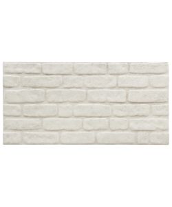 Pannelli Murali 3D con Design a Mattoni Bianco 11 pz EPS