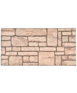 Pannelli Murali 3D con Design a Mattoni Beige 11 pz EPS