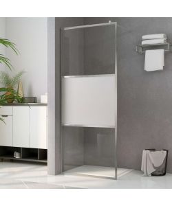 Parete per Doccia Walk-in Vetro Semi Smerigliato ESG 115x195 cm