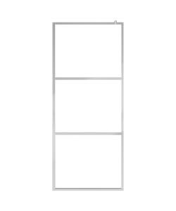 Parete per Doccia Walk-in in Vetro Smerigliato ESG 90x195 cm