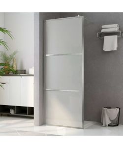 Parete per Doccia Walk-in in Vetro Smerigliato ESG 90x195 cm