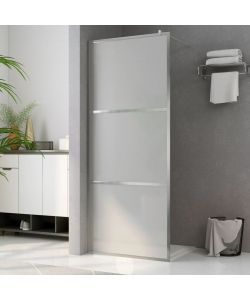 Parete per Doccia Walk-in in Vetro Smerigliato ESG 100x195 cm