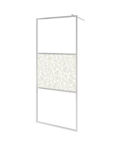 Parete per Doccia Walk-in in Vetro ESG Design Pietra 100x195 cm