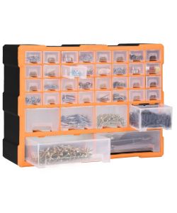  Mobile Contenitore con 40 Cassetti 52x16x37,5 cm