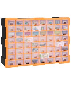  Mobile Contenitore con 64 Cassetti 52x16x37,5 cm
