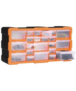  Mobile Contenitore con 22 Cassetti 49x16x25,5 cm
