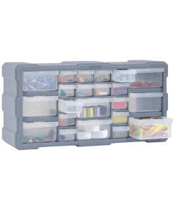  Mobile Contenitore con 22 Cassetti 49x16x25,5 cm