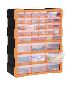  Mobile Contenitore con 39 Cassetti 38x16x47 cm