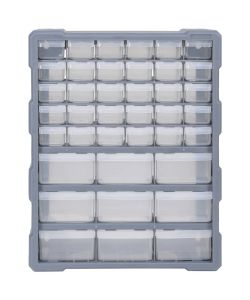  Mobile Contenitore con 39 Cassetti 38x16x47 cm