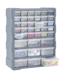  Mobile Contenitore con 39 Cassetti 38x16x47 cm