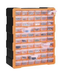  Mobile Contenitore con 60 Cassetti 38x16x47,5 cm