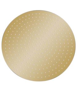 Testa Doccia a Pioggia in Acciaio Inox 40 cm Rotonda Oro